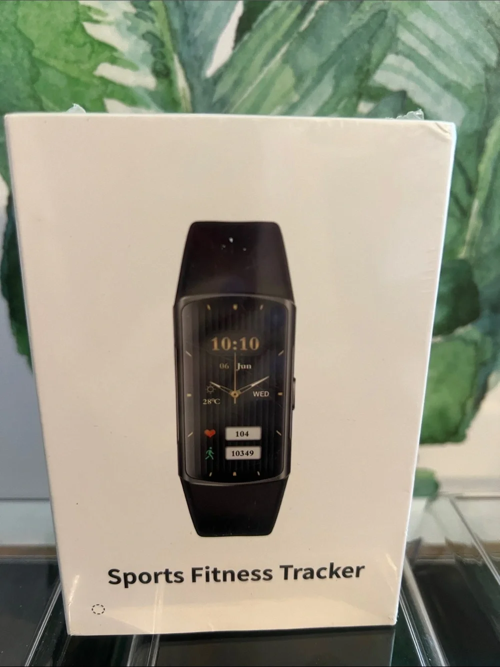 Black Sports Fitness Tracker - Smart Activity Watch